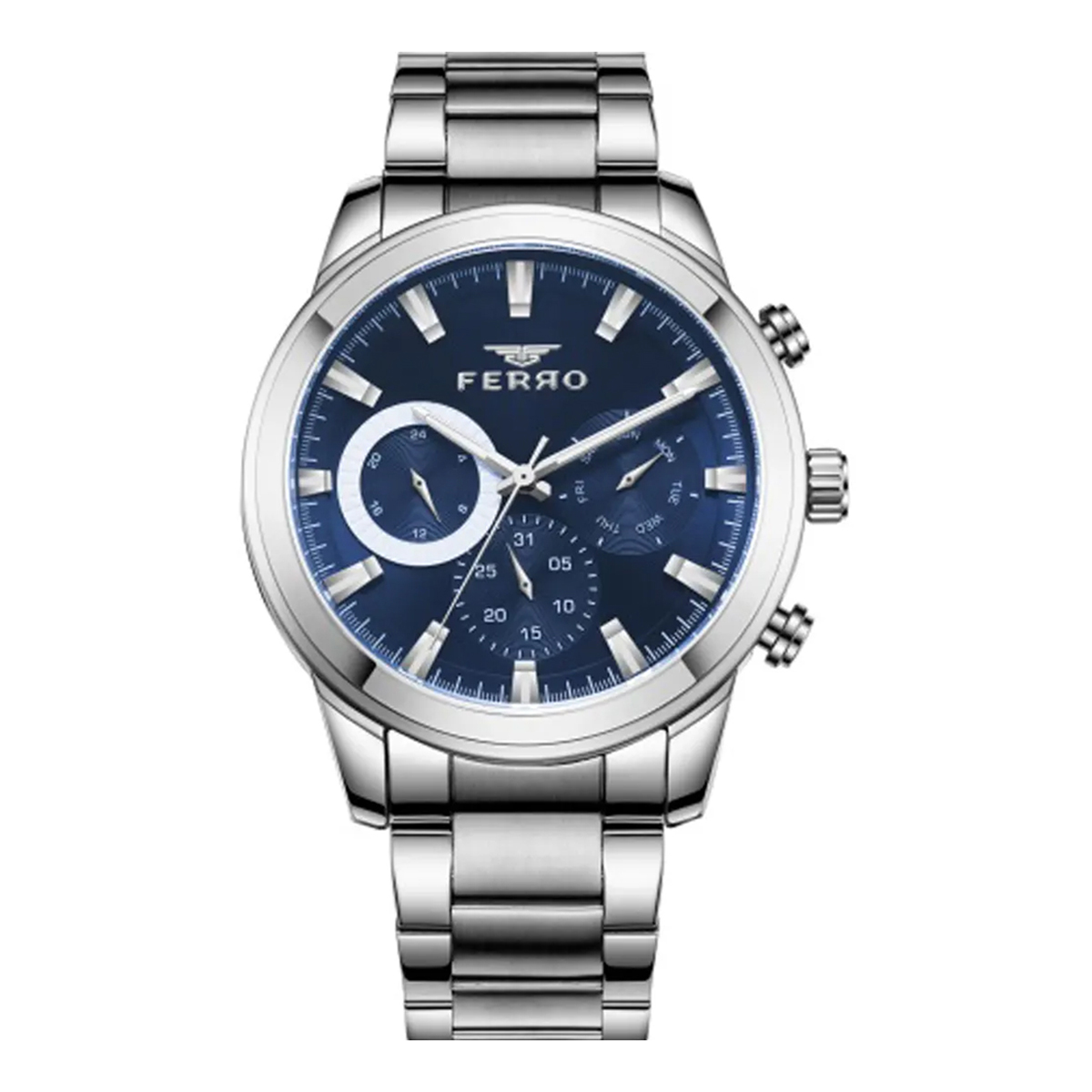 MONTRE FERRO HOMME M.FONCTION ACIER